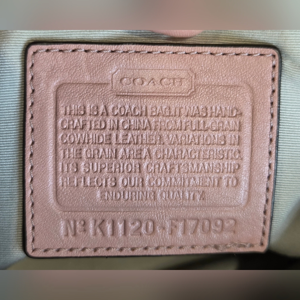 Coach Soho Lynn Hobo Bag Rose Pink Leather - Picture 11 of 15